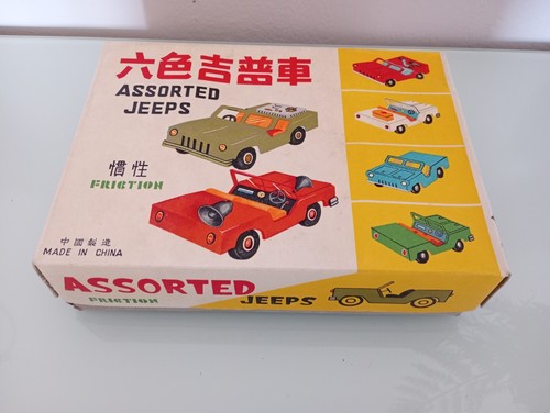 Giocattolo latta jeep a - giocattolo, in