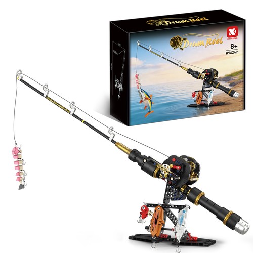Canna pesca drum - canna,