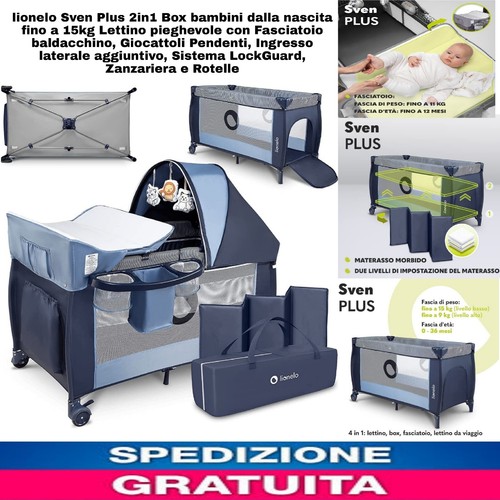 2in1 box bambini lettino - bambini,
